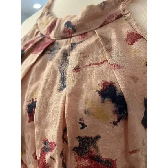 BELLAMBRA 100% LINEN halter dress made in ITALY size small - Picture 5 of 8